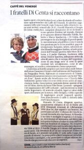 20171025 - Articolo del Messaggero Veneto sui fratelli Di Centa