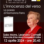Locandina serata poesia Normanna Ferro - 12.04.2024